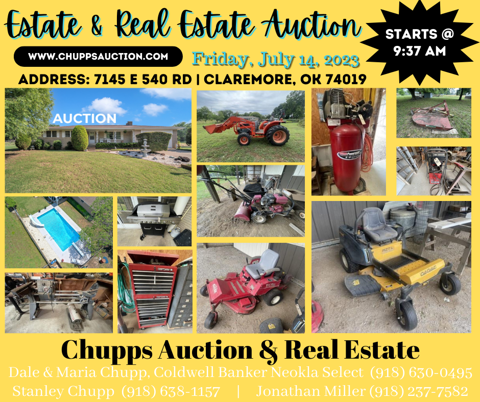 7.14.23 estate and re ad Chupp's Auction Company